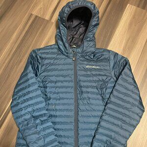 Eddie Bauer Women's Microlight Down Jacket w/ hood